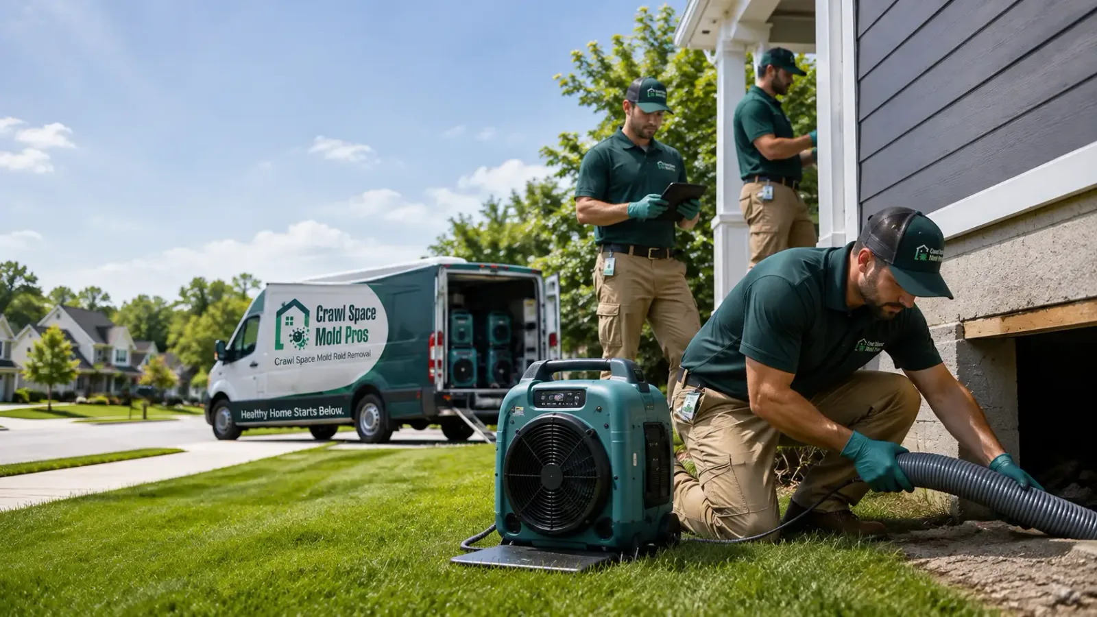 Crawl Space Mold Removal in Sharon, OK
